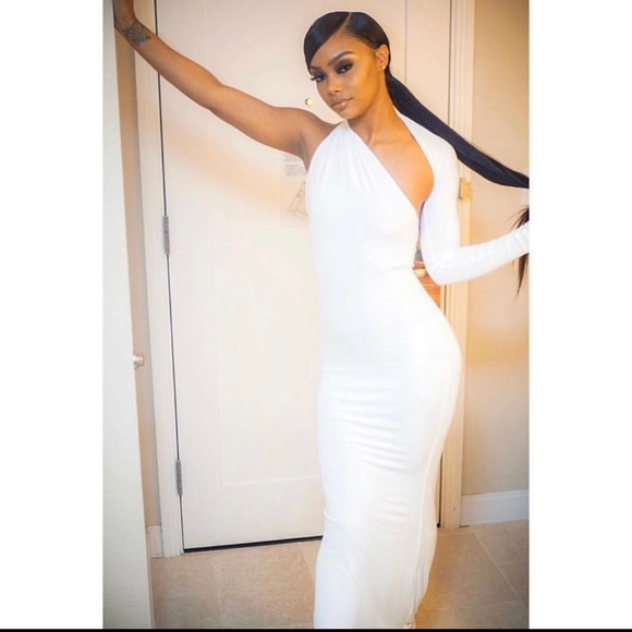 House Of Cb Merveille White Wrap Sleeve 